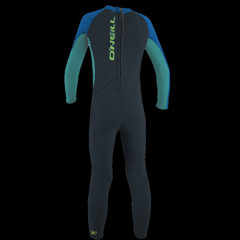 Toddler Reactor-2 2mm Back Zip Full - Pojkar - skiffer/lightaqua/ocean